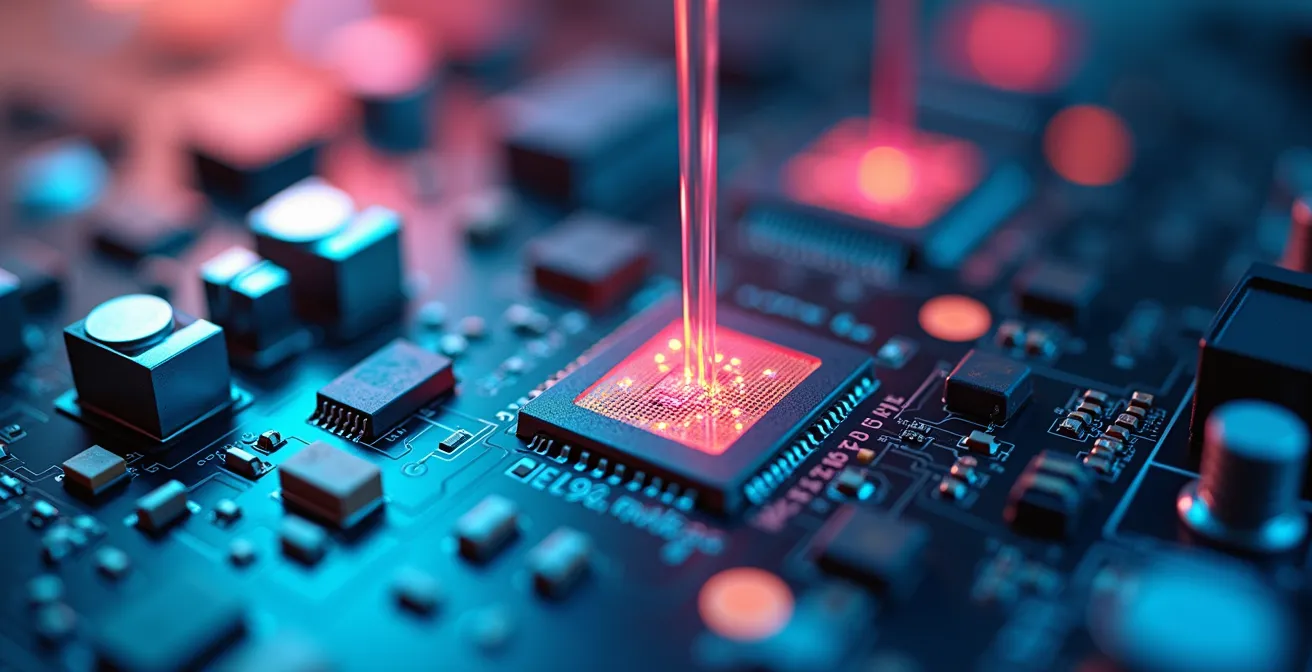 Vue macro de composants technologiques dans un laboratoire de recherche universitaire